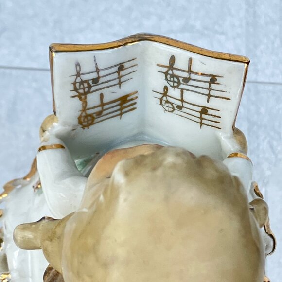 Geo Z Lefton Christmas Angel Choir Girl with Puppy Bell - Picture 9 of 13